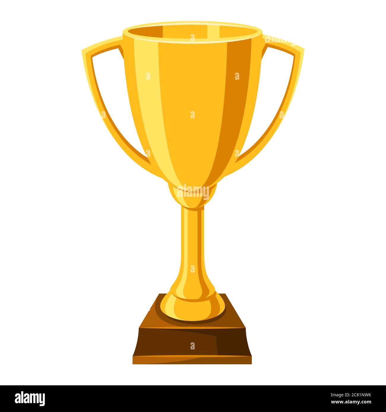 Gold cup icon Stock Vector Image & Art Alamy