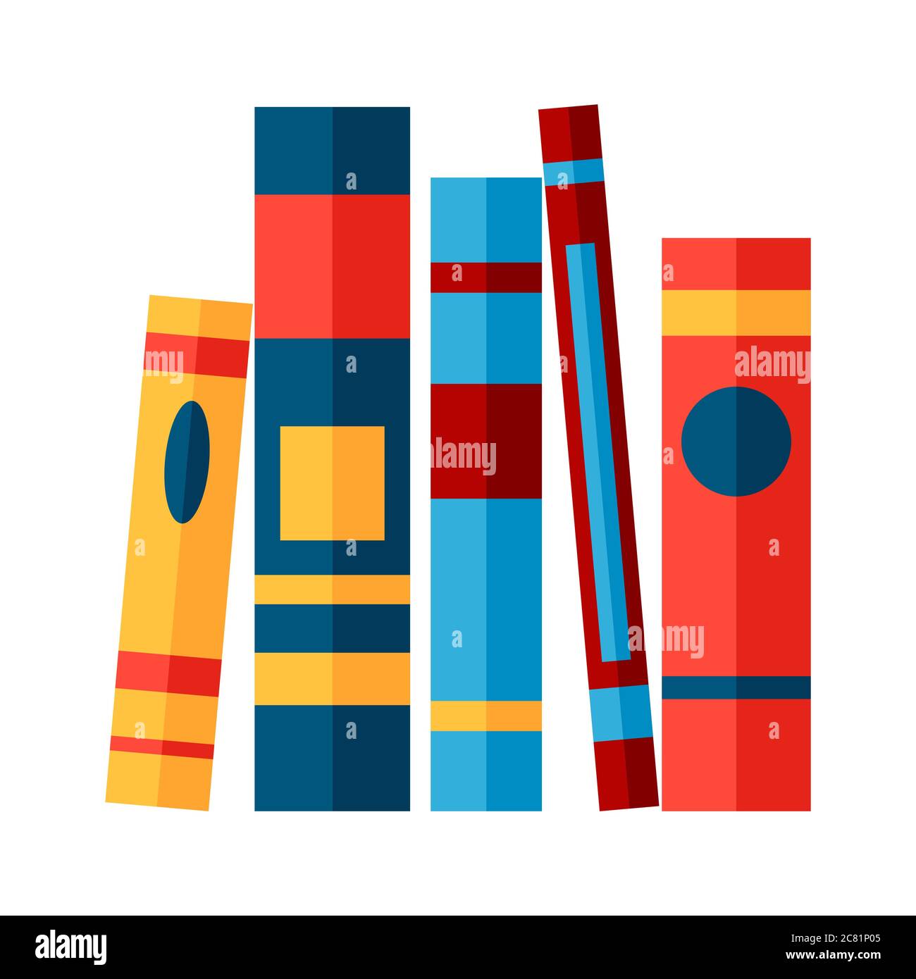 Stylized illustration of books Stock Vector Image & Art - Alamy