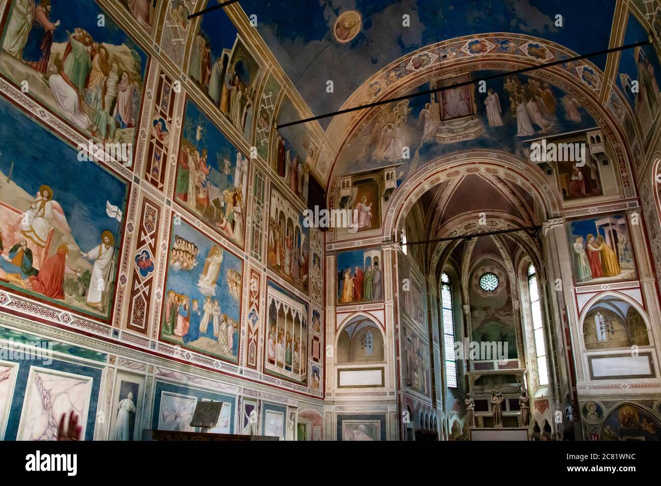 Altair of Scrovegni Chapel in Padua, Italy Stock Photo
