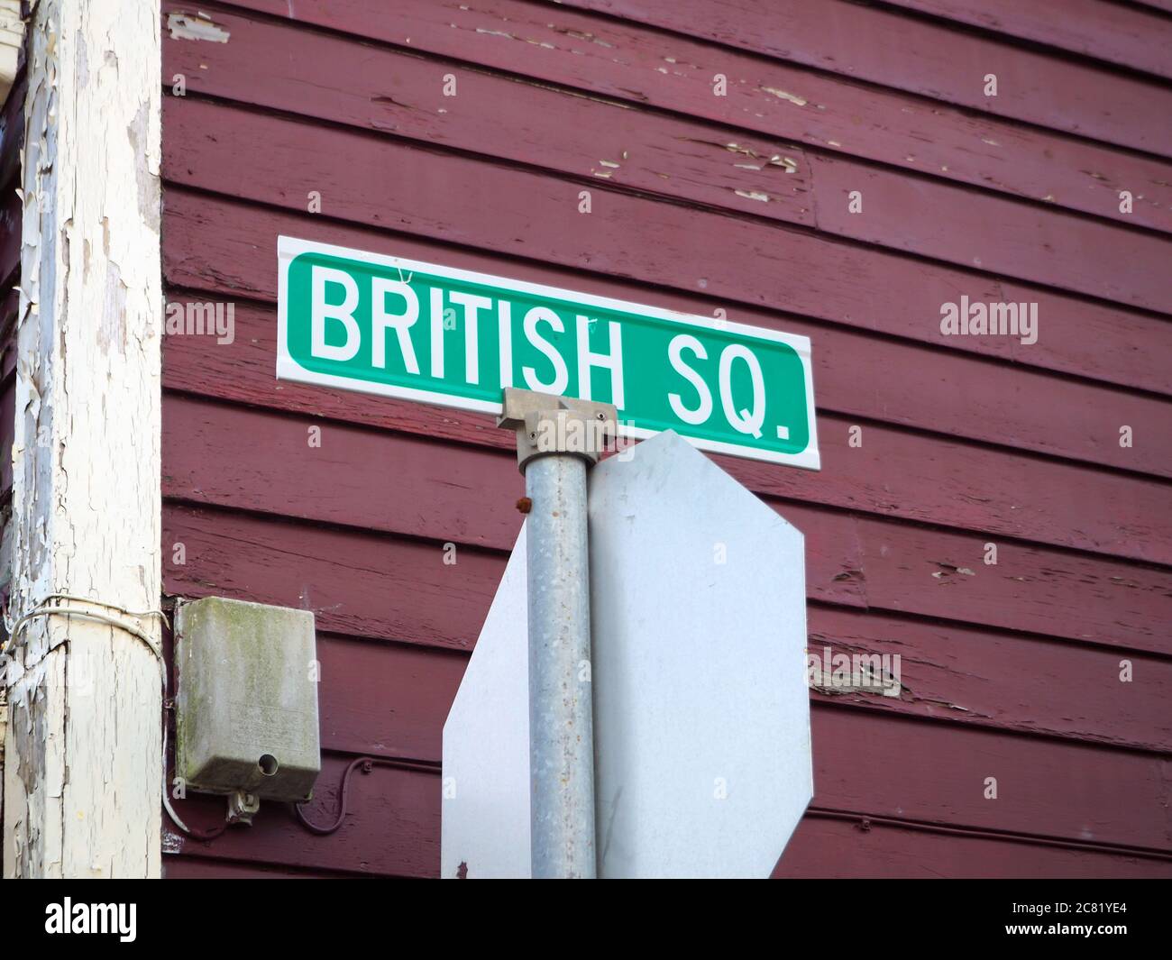 British Sq. St John’s, Newfoundland, Canada Stock Photo