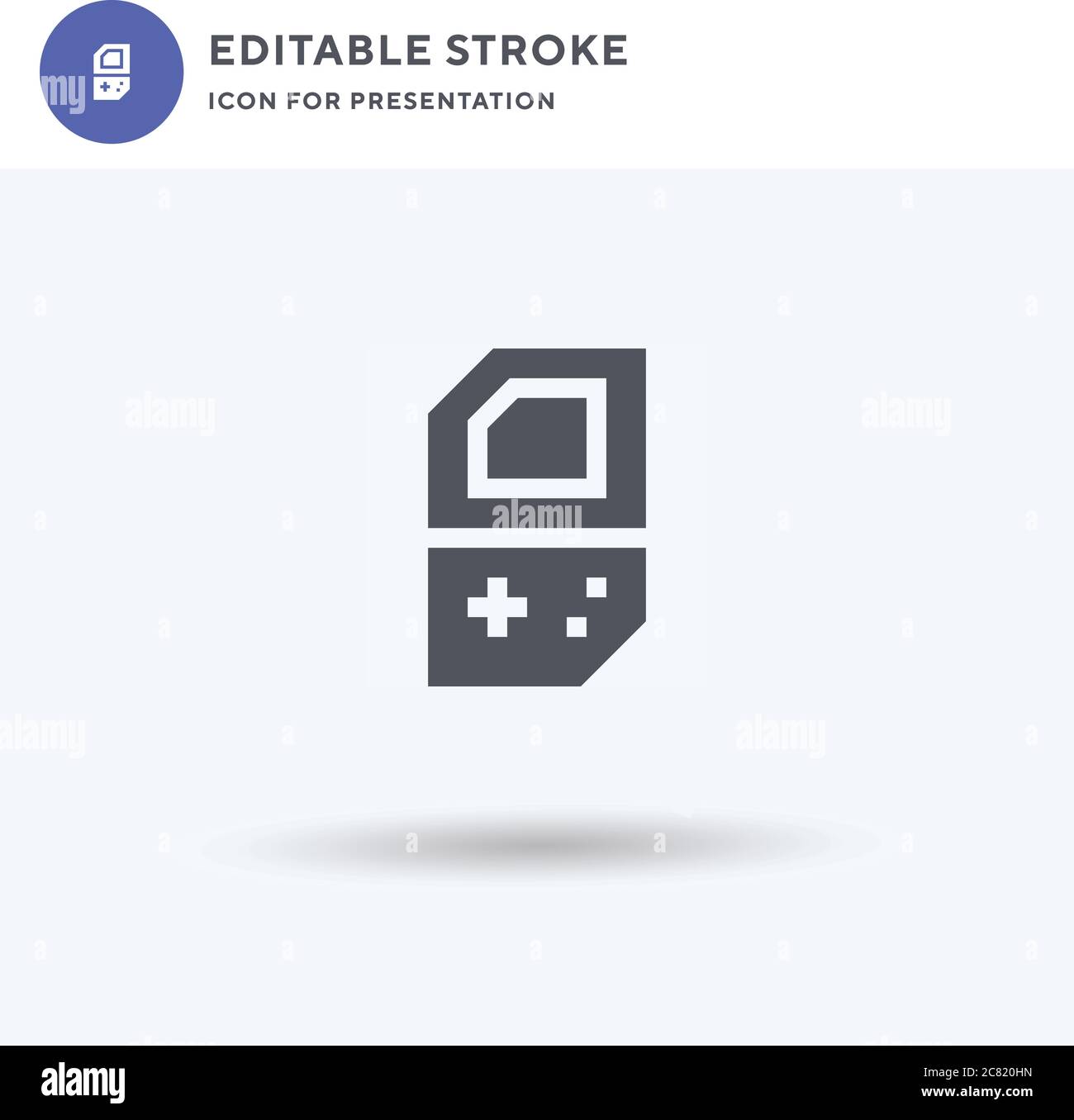 Videoconsole icon vector, filled flat sign, solid pictogram isolated on ...