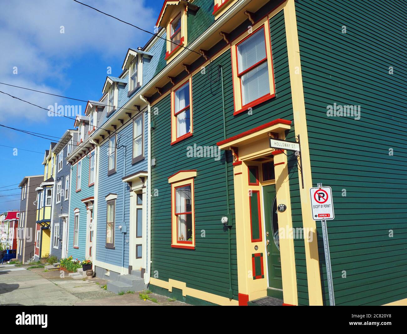 Holloway St. St John’s, Newfoundland, Canada Stock Photo