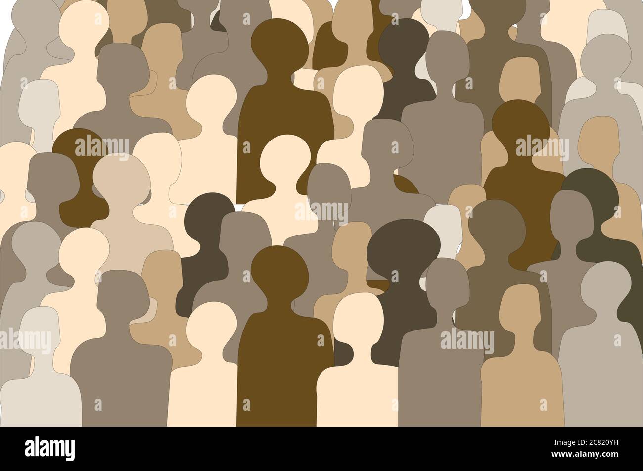 a gathering people in many different races Stock Vector Image & Art - Alamy
