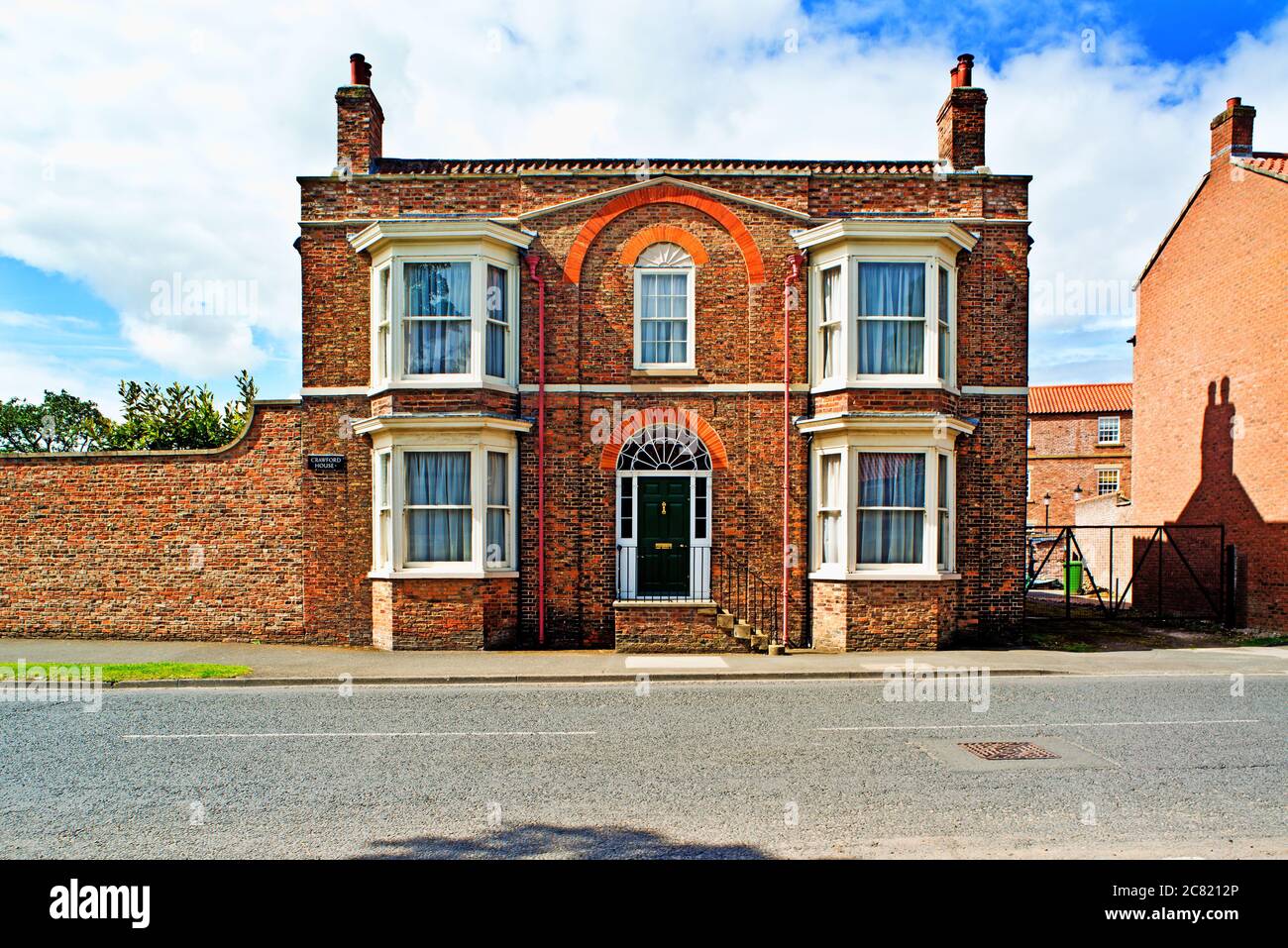 Crawford House, Long Street, Easingwold, North Yorkshire, England Stock