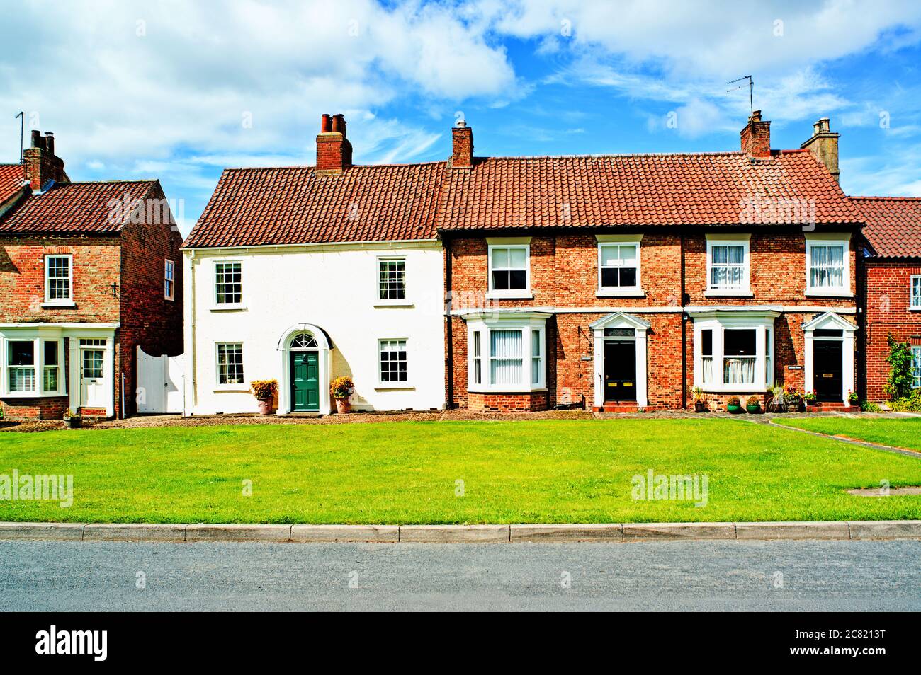 Houses, Easingwold, North Yorkshire, England Stock Photo Alamy