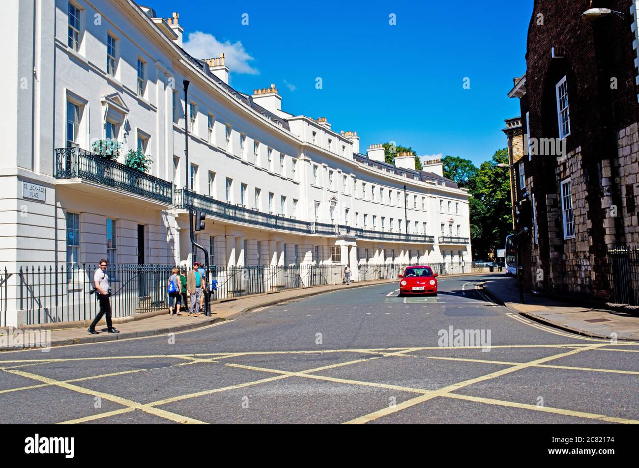St leonards place, York, England Stock Photo Alamy
