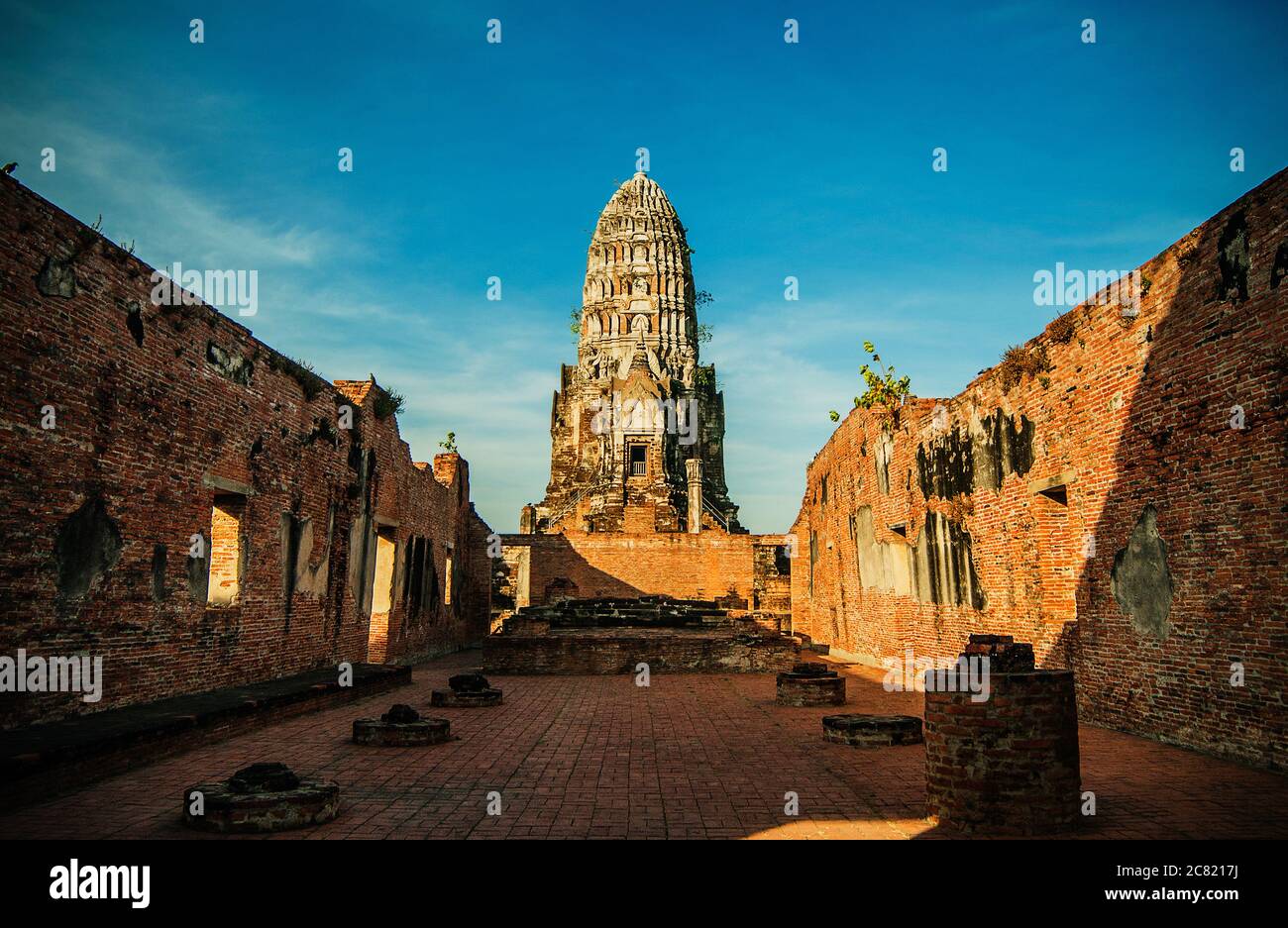 Buddhist ruins of Ayuthaya, Thailand, Southeast Asia Stock Photo