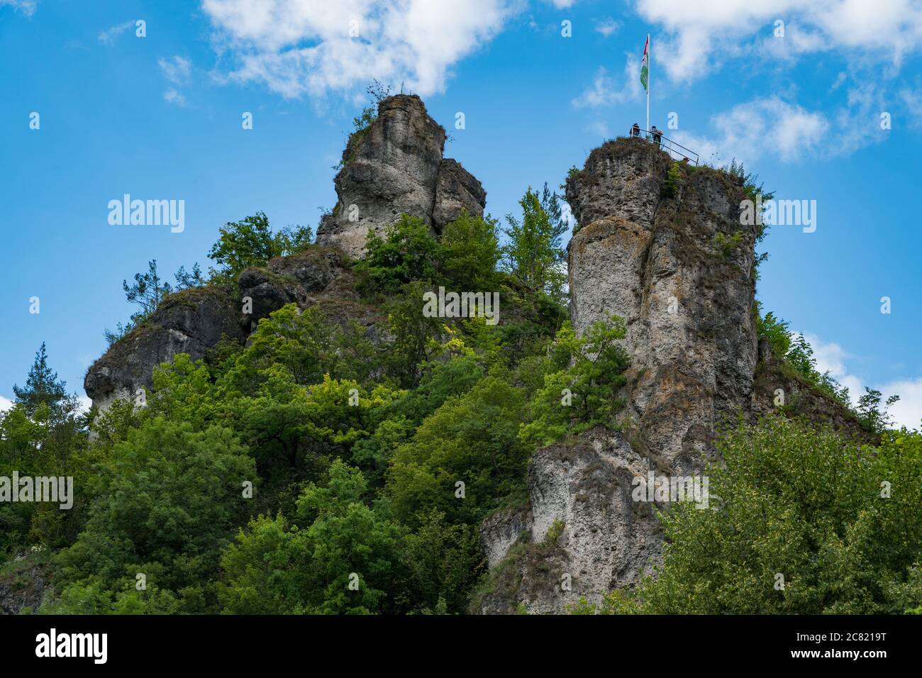 Rock formation of Franconian Switzerland Stock Photo