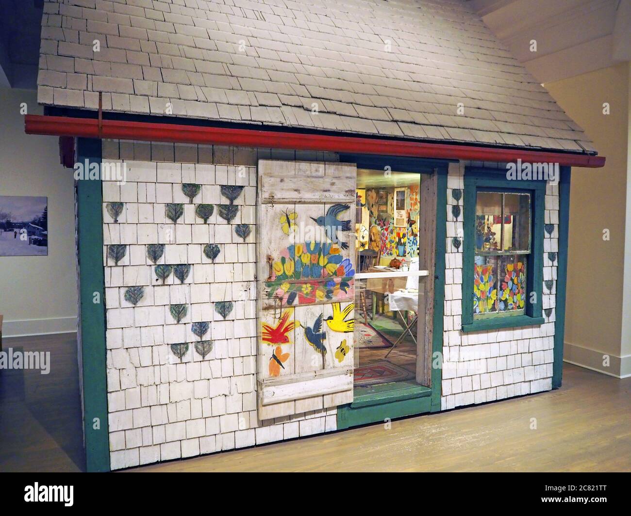 Exteror of The Maud Lewis House, Art Gallery of Nova Scotia, Halifax