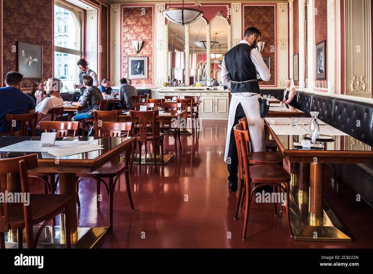 Prague cafe louvre hi-res stock photography and images - Alamy