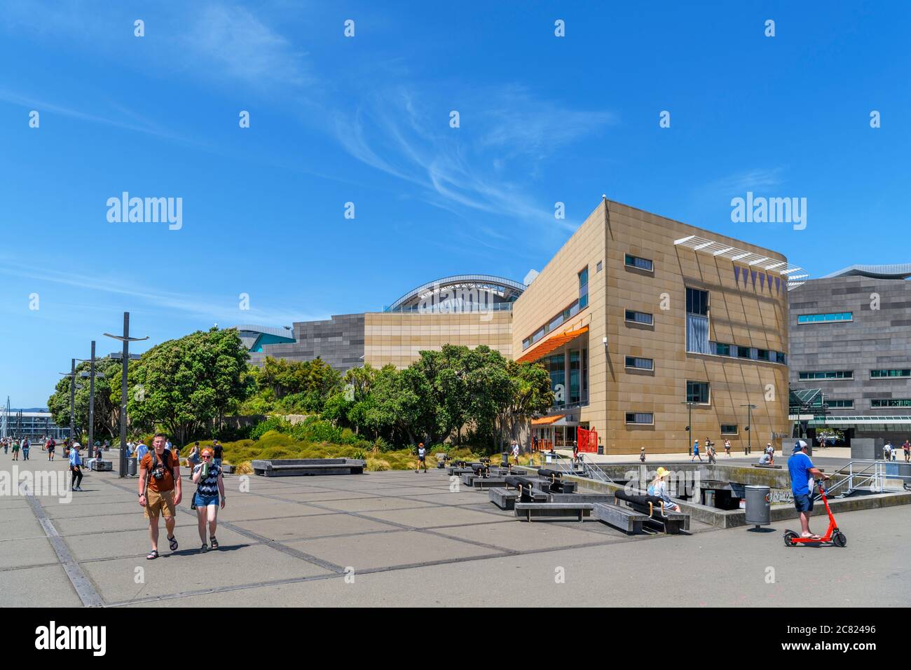 Museum of New Zealand Te Papa Tongarewa, Wellington, North Island, New Zealand Stock Photo