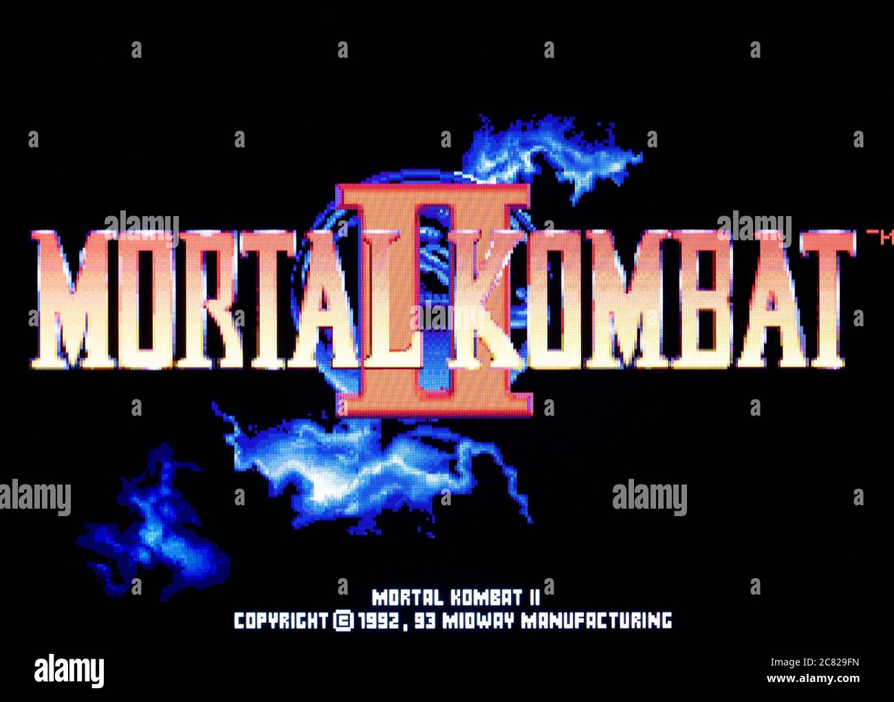 Mortal Kombat II 2 - Sega Saturn Videogame - Editorial use only Stock Photo