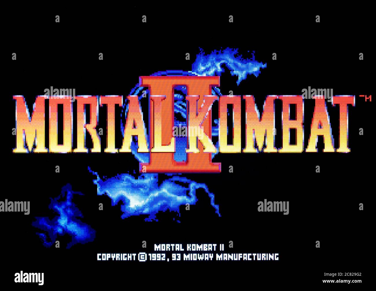 Mortal Kombat II 2 Kanzenban - Sega Saturn Videogame - Editorial use only Stock Photo