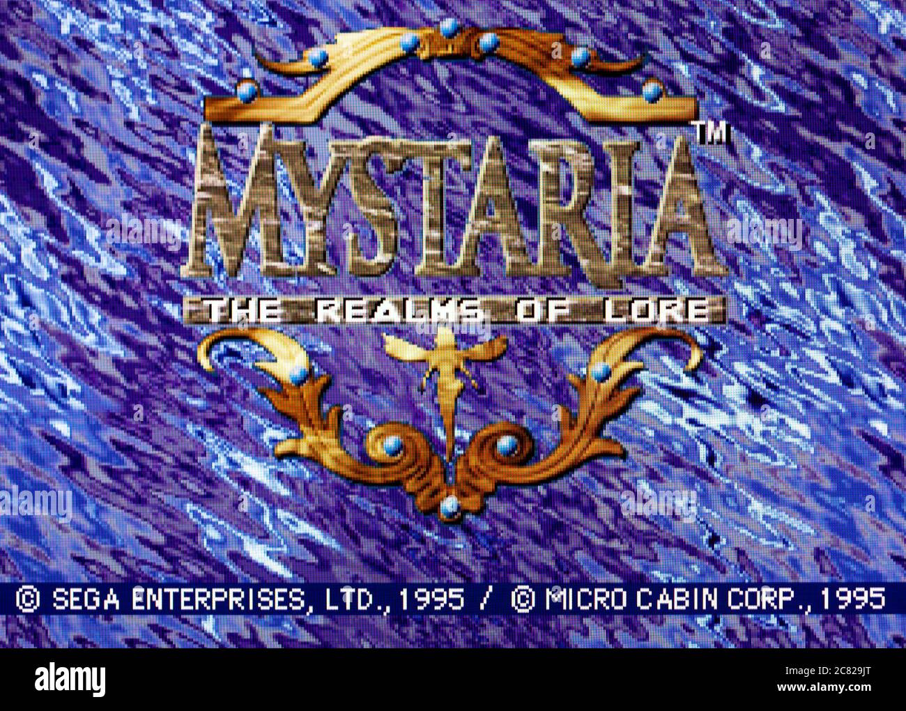 Mystaria The Realms of Lore - Sega Saturn Videogame - Editorial use only Stock Photo