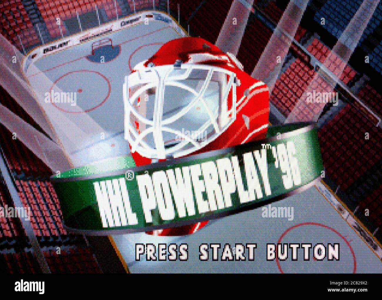 NHL Powerplay '96 - Sega Saturn Videogame - Editorial use only Stock Photo
