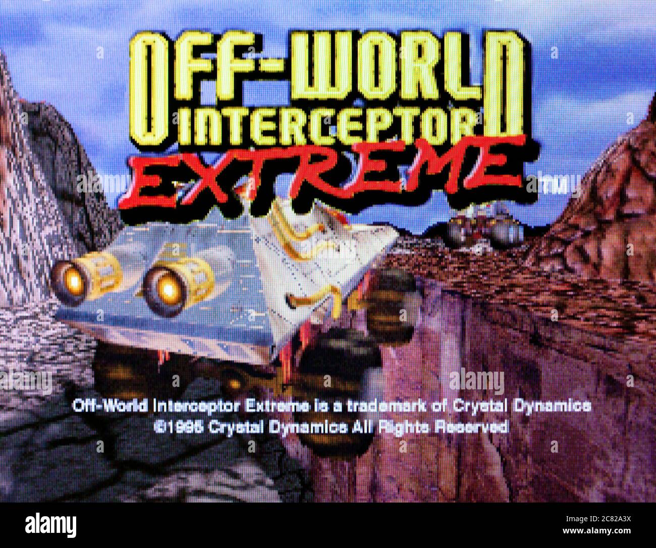 Off-World Interceptor Extreme - Sega Saturn Videogame - Editorial use only Stock Photo