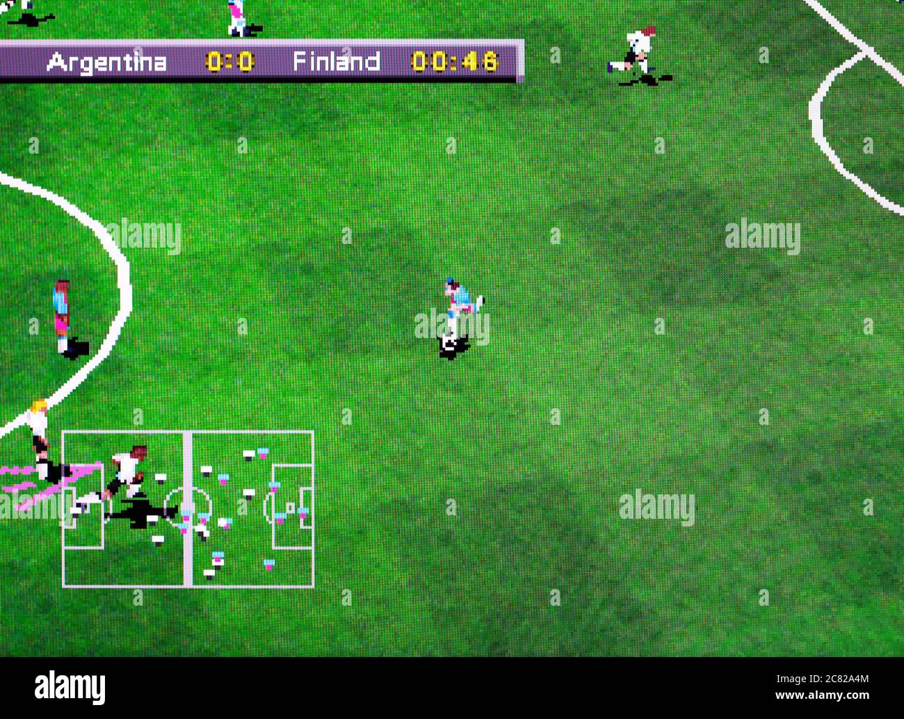 Olympic Soccer 1996 - Sega Saturn Videogame - Editorial use only Stock Photo