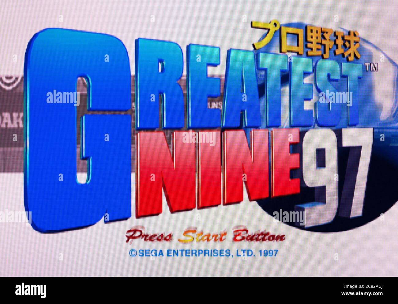 Jeu Sega Saturn Greatest Nine 97 - Version Japonaise NTSC-J - Complet En Bon état