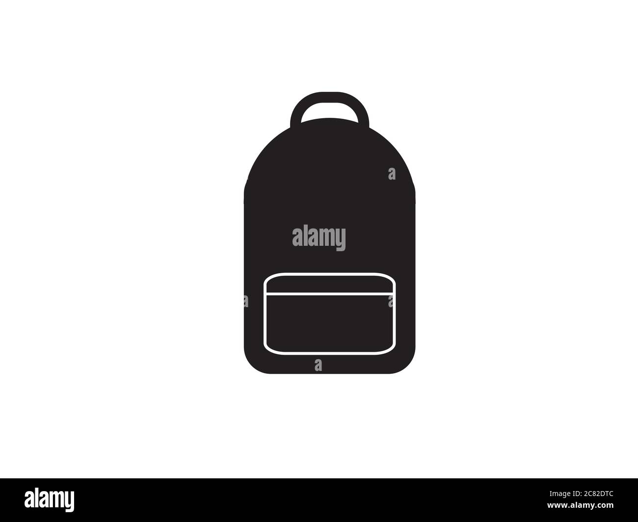 School bag icon black illustration Stock Vector Image & Art - Alamy