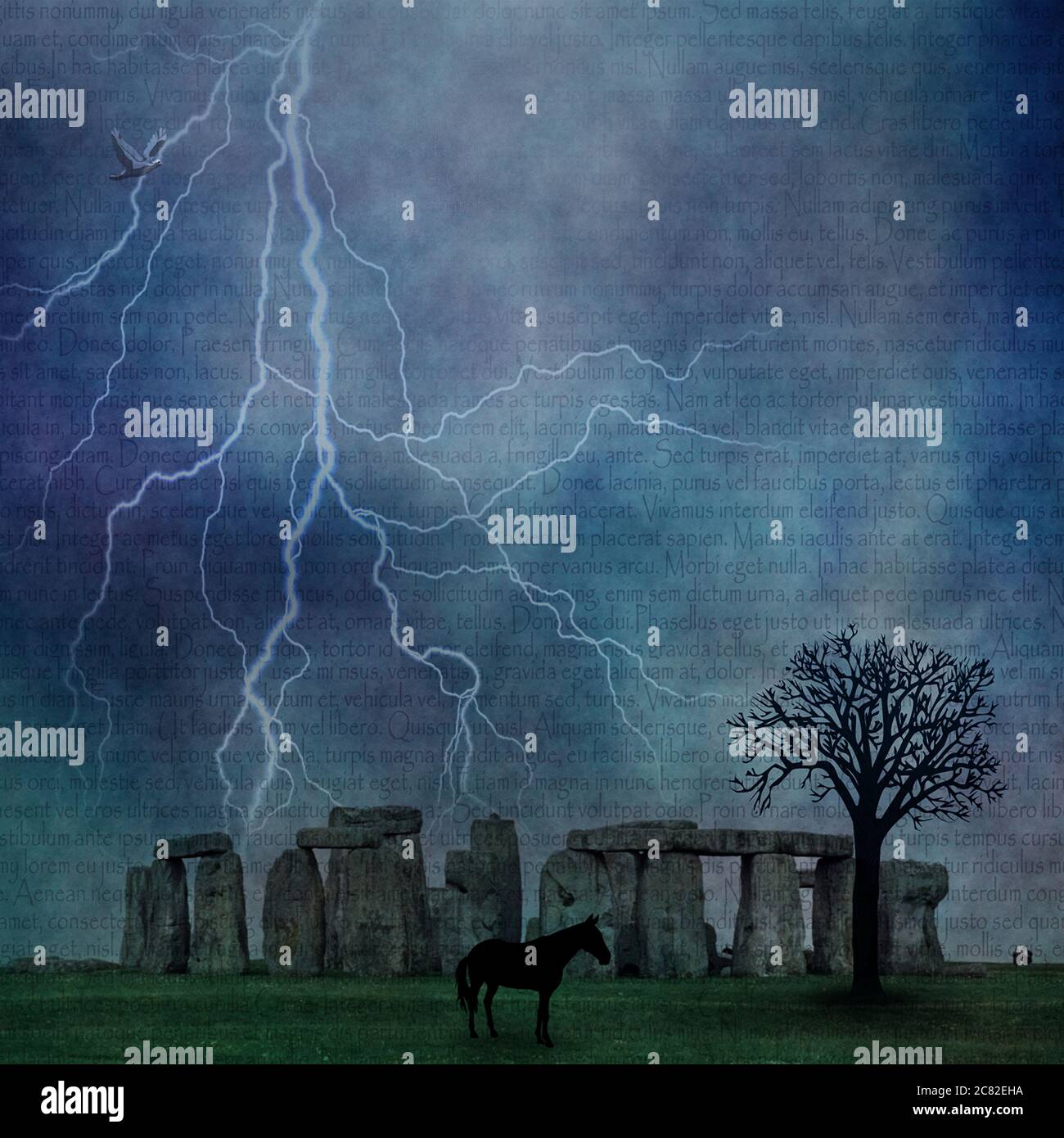 Stonehenge illustration pagan hi-res stock photography and images - Alamy