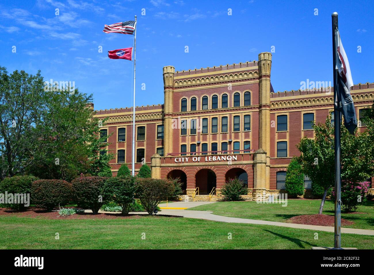 Impressive Castle style architectural elements of the former Castle
