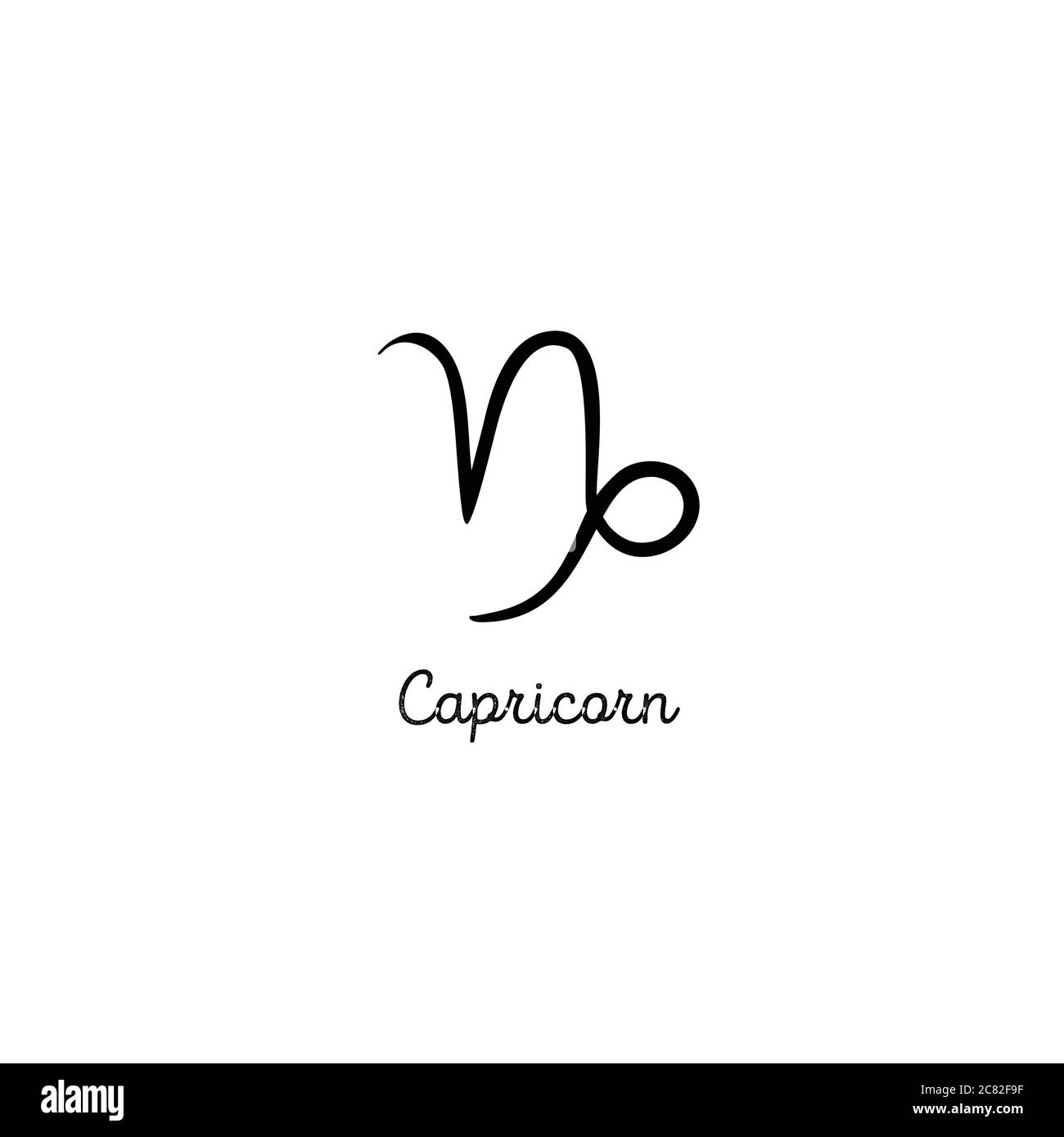 capricorn symbol tattoo for women