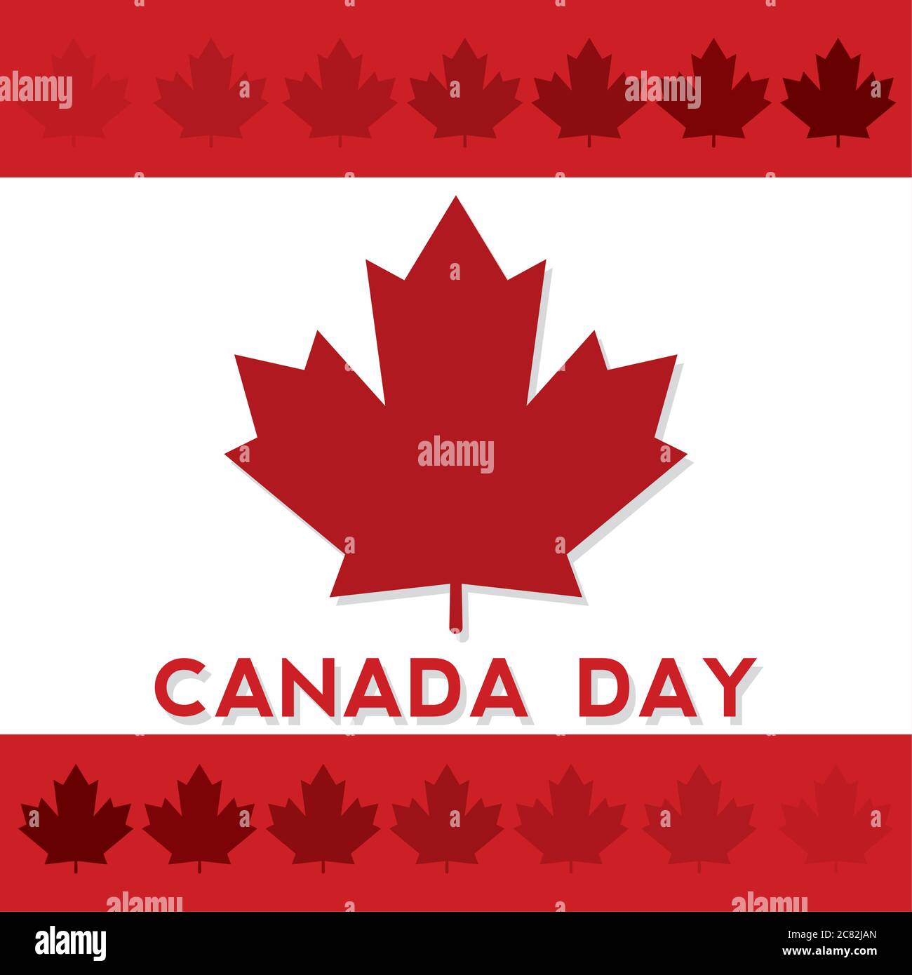Happy canada day card Stock Vector Image &amp; Art - Alamy