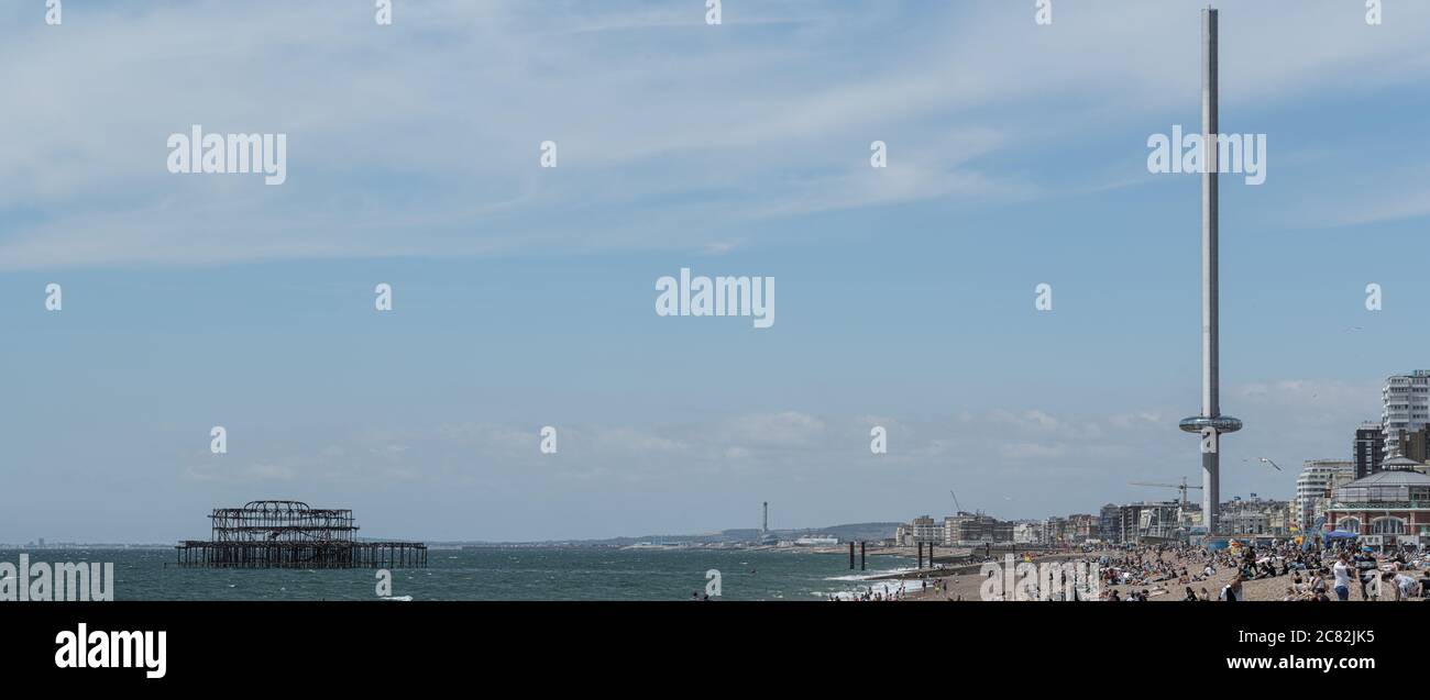 I360 brighton skyline hi-res stock photography and images - Alamy