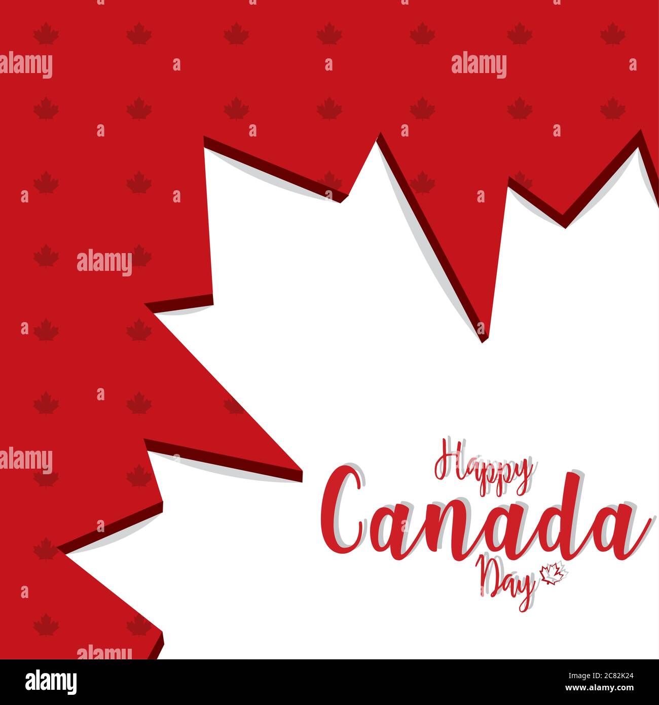 Happy canada day card Stock Vector Image &amp; Art - Alamy