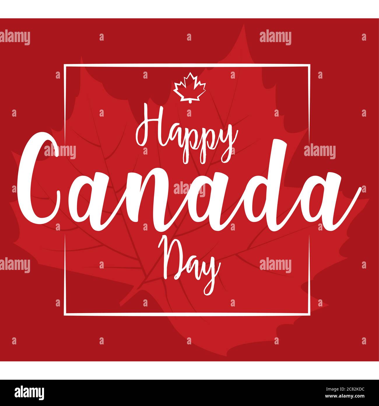 Happy canada day card Stock Vector Image &amp; Art - Alamy