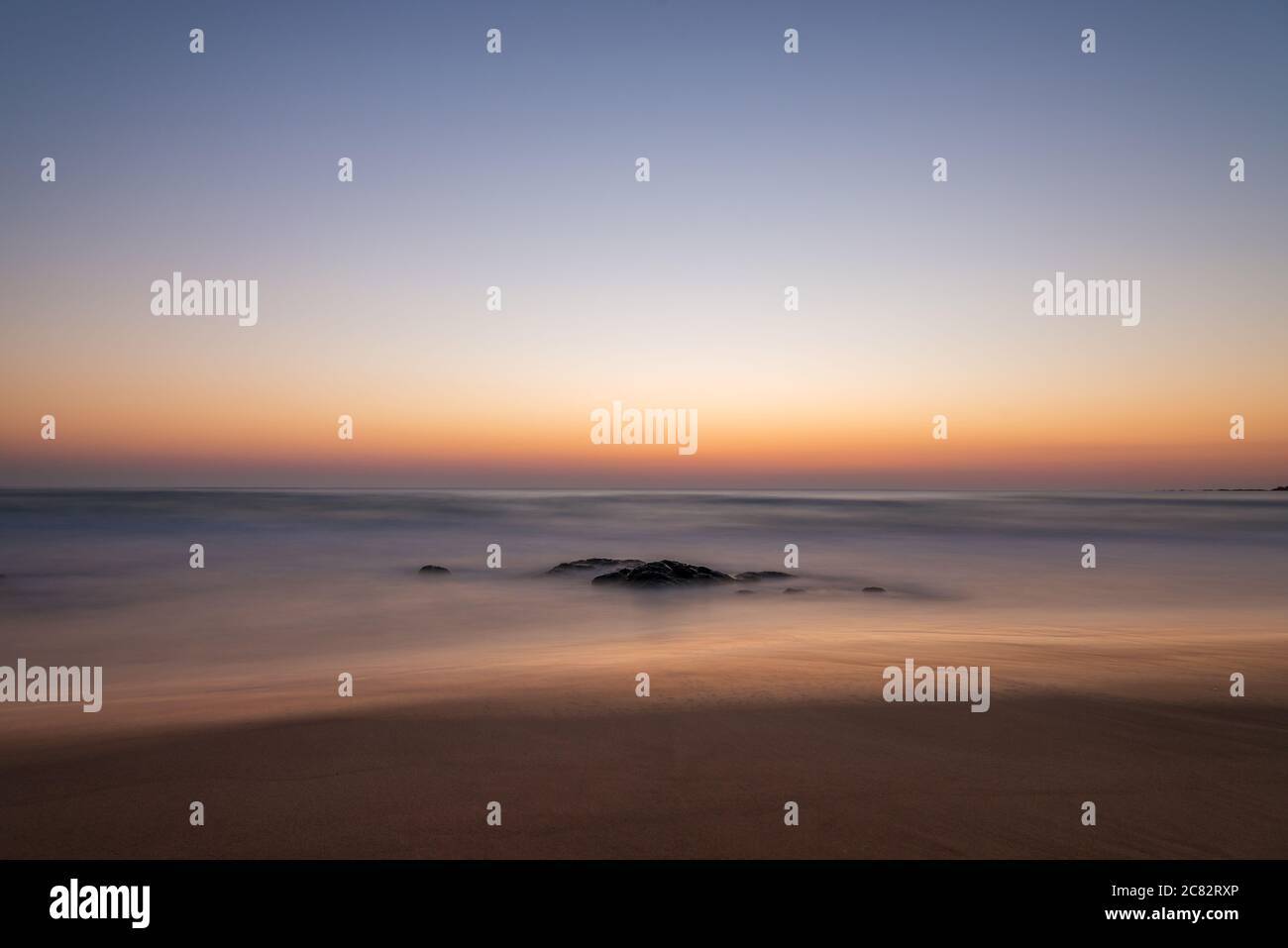 Abstract seascape motion blur at summer Stock Photo