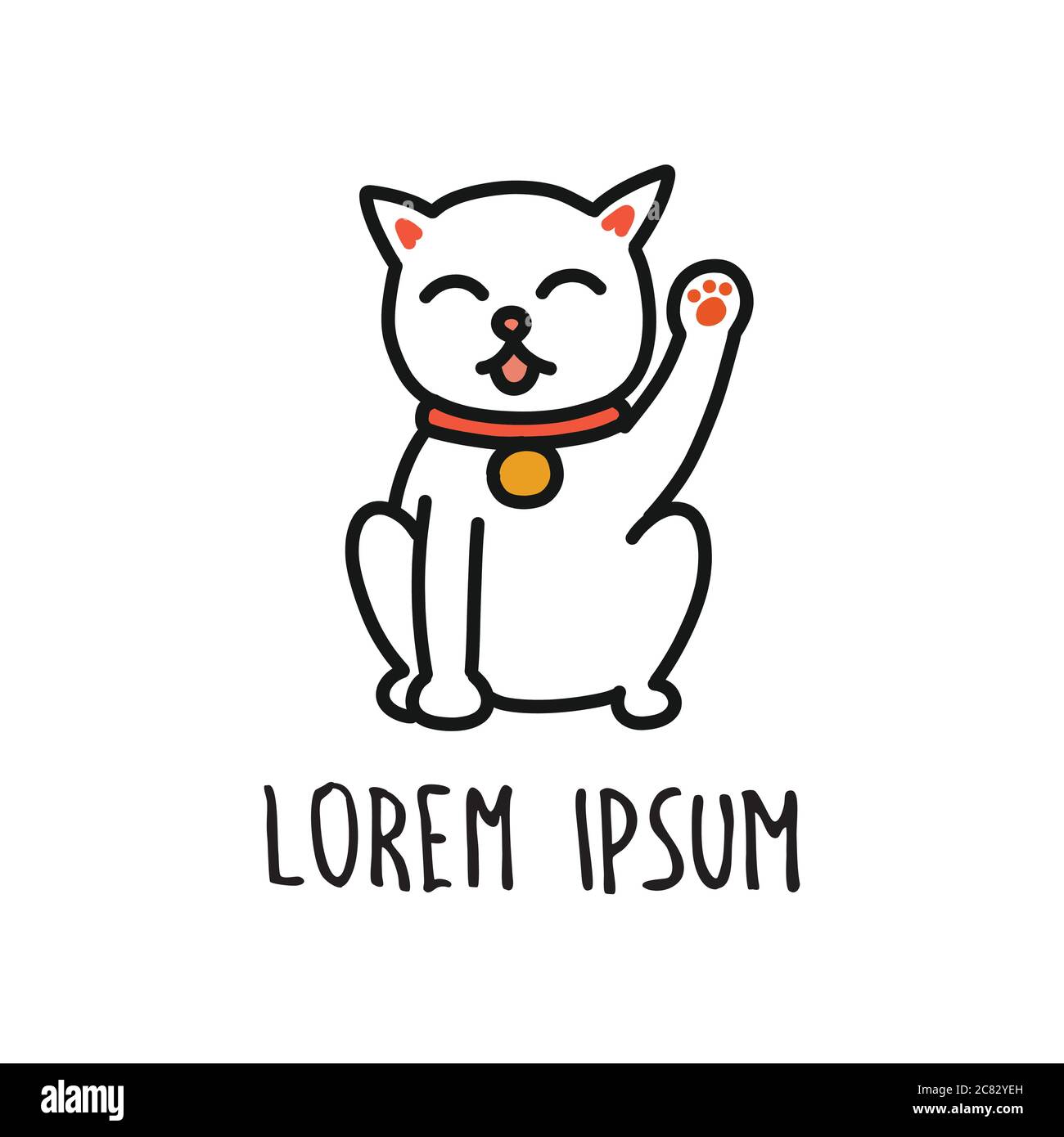 Neko vector vectors hi-res stock photography and images - Alamy