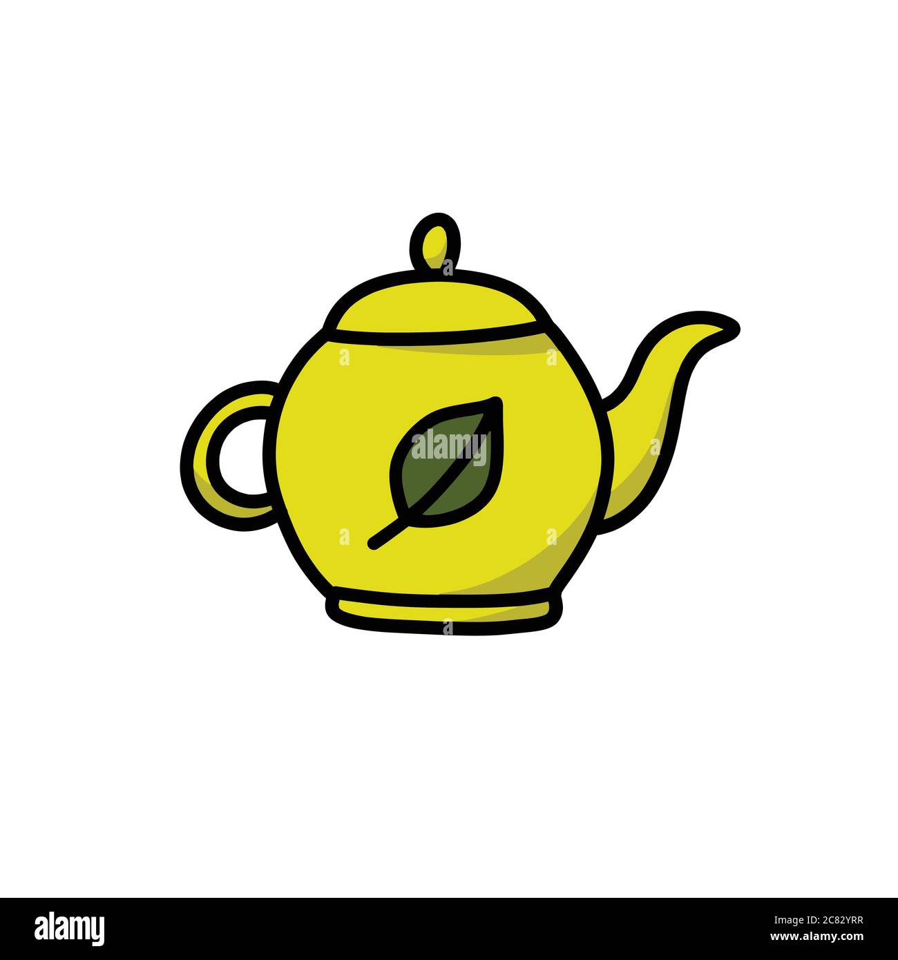 teapot doodle icon, vector illustration Stock Vector Image & Art Alamy