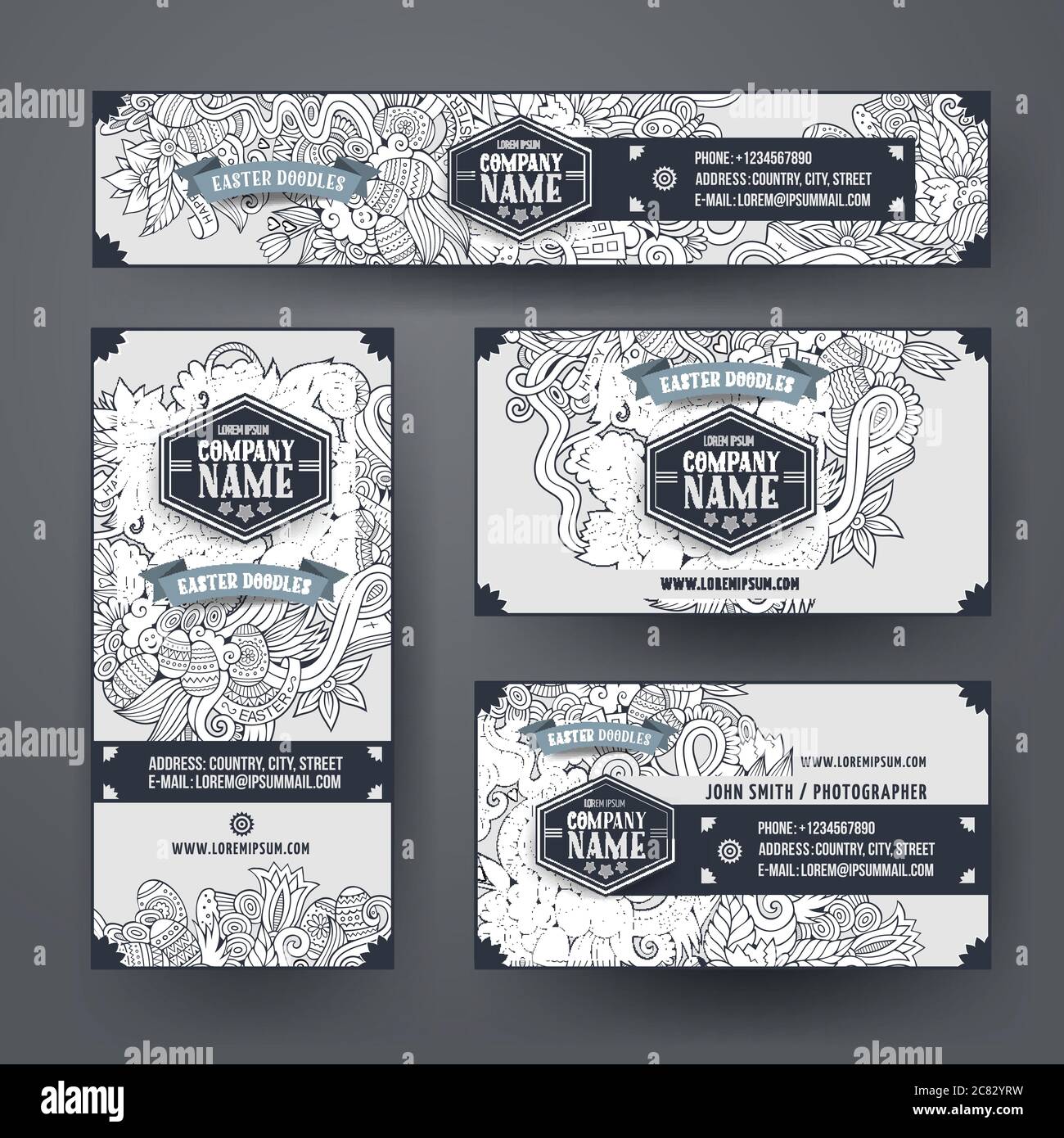 Corporate Identity vector templates set Stock Vector Image & Art - Alamy