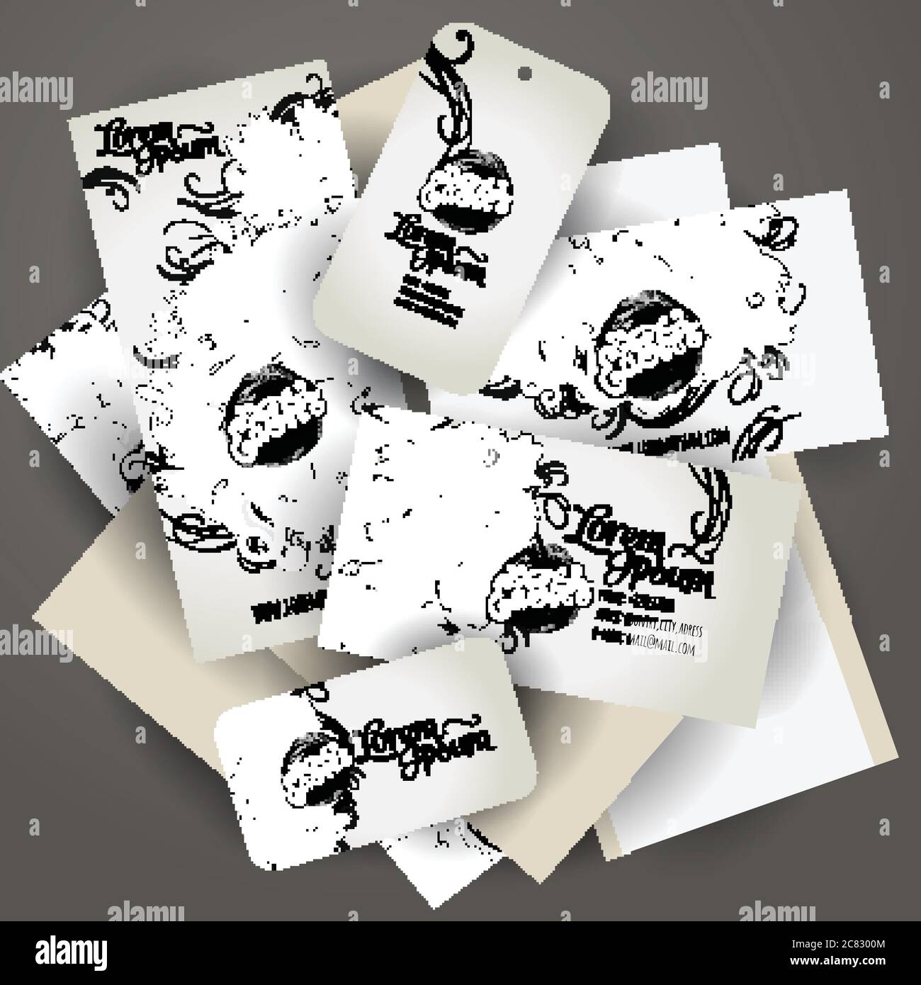 Corporate Identity vector templates set Stock Vector Image & Art - Alamy