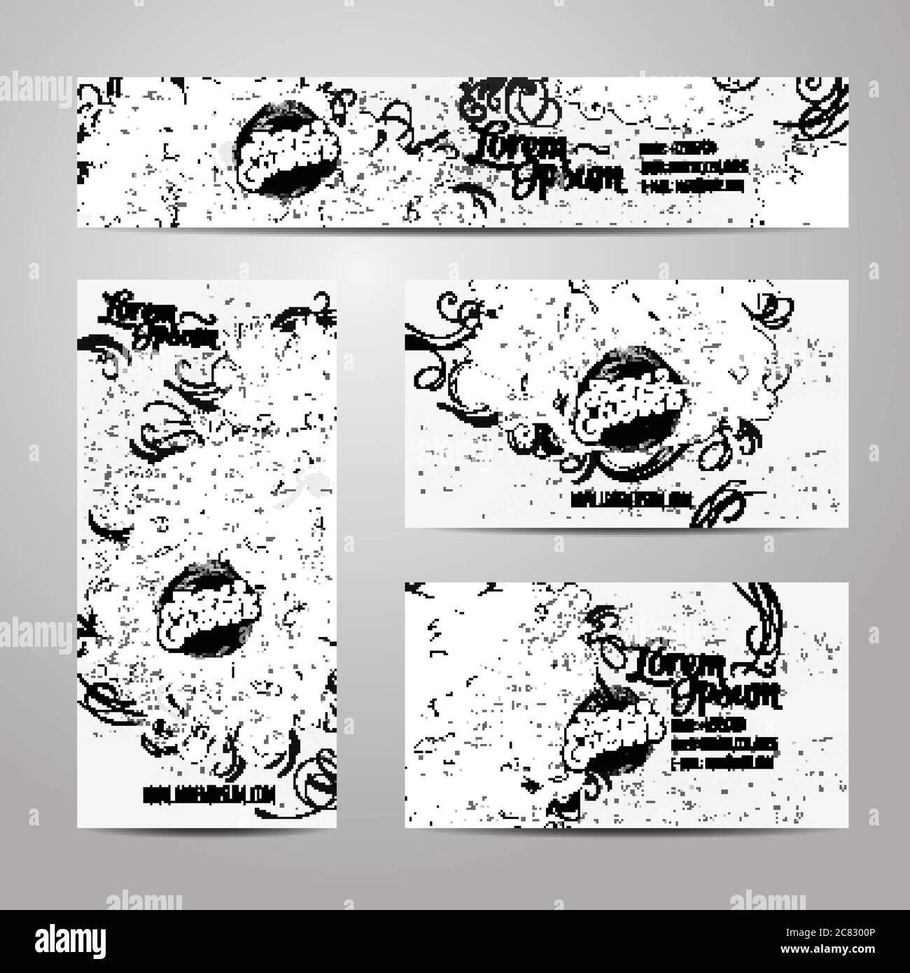 Corporate Identity vector templates set Stock Vector Image & Art - Alamy