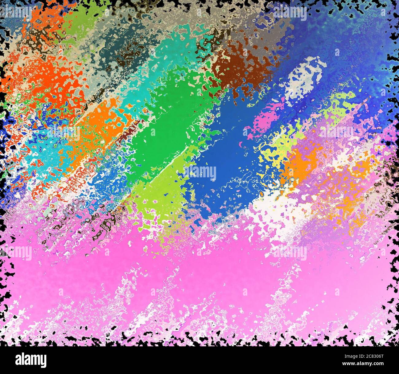 An illustration of multicolor abstract background Stock Photo - Alamy