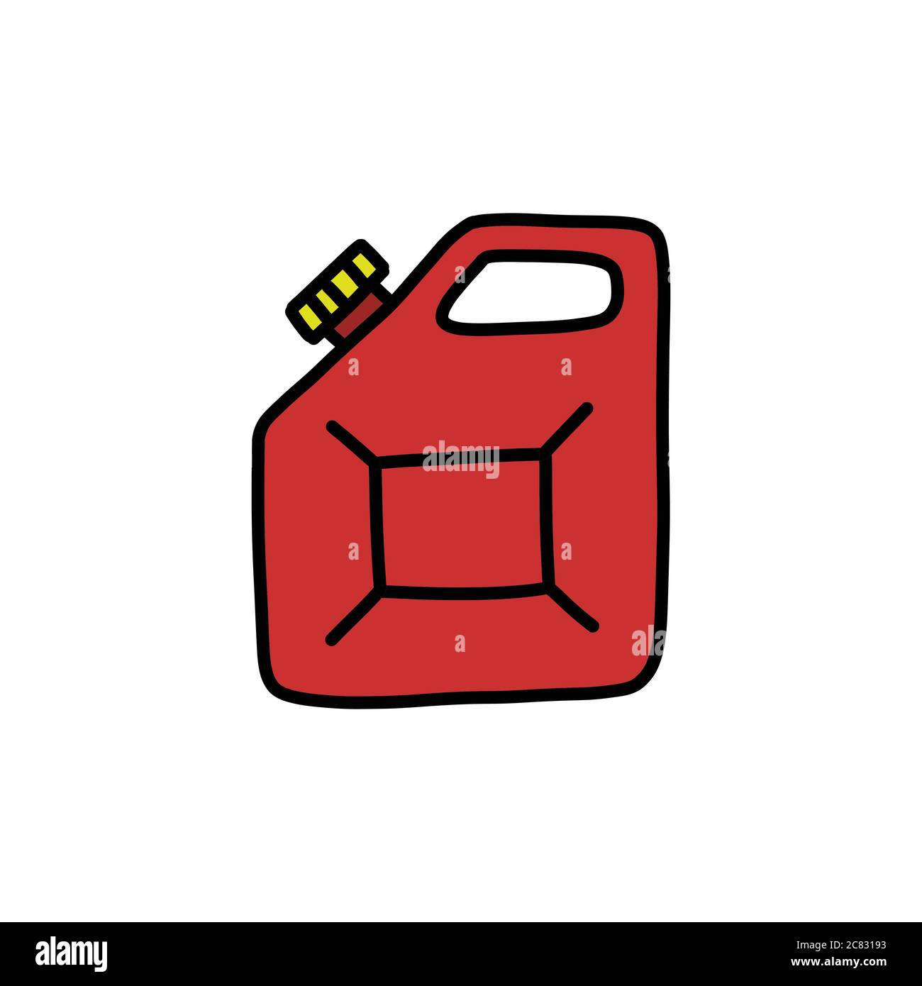 canister doodle icon, vector illustration Stock Vector