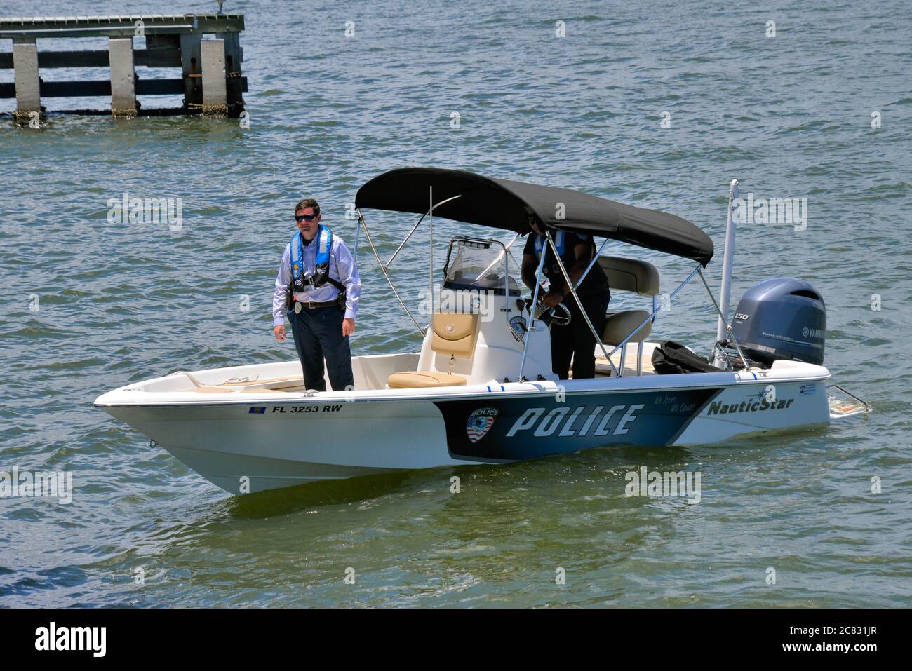Mpd csi diver team police cars jumper indian river nautics hires stock