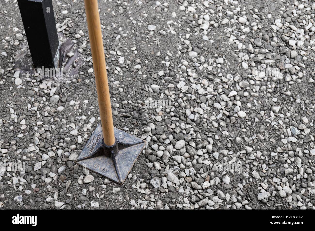 Installing crushed hires stock photography and images Alamy