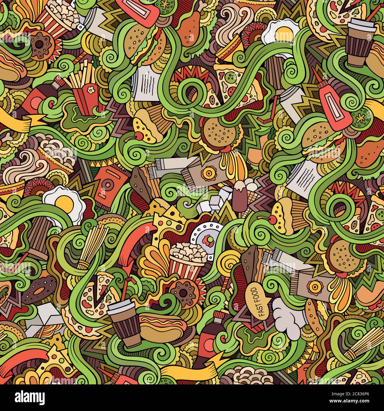 American breakfast plates Stock Vector Images - Alamy