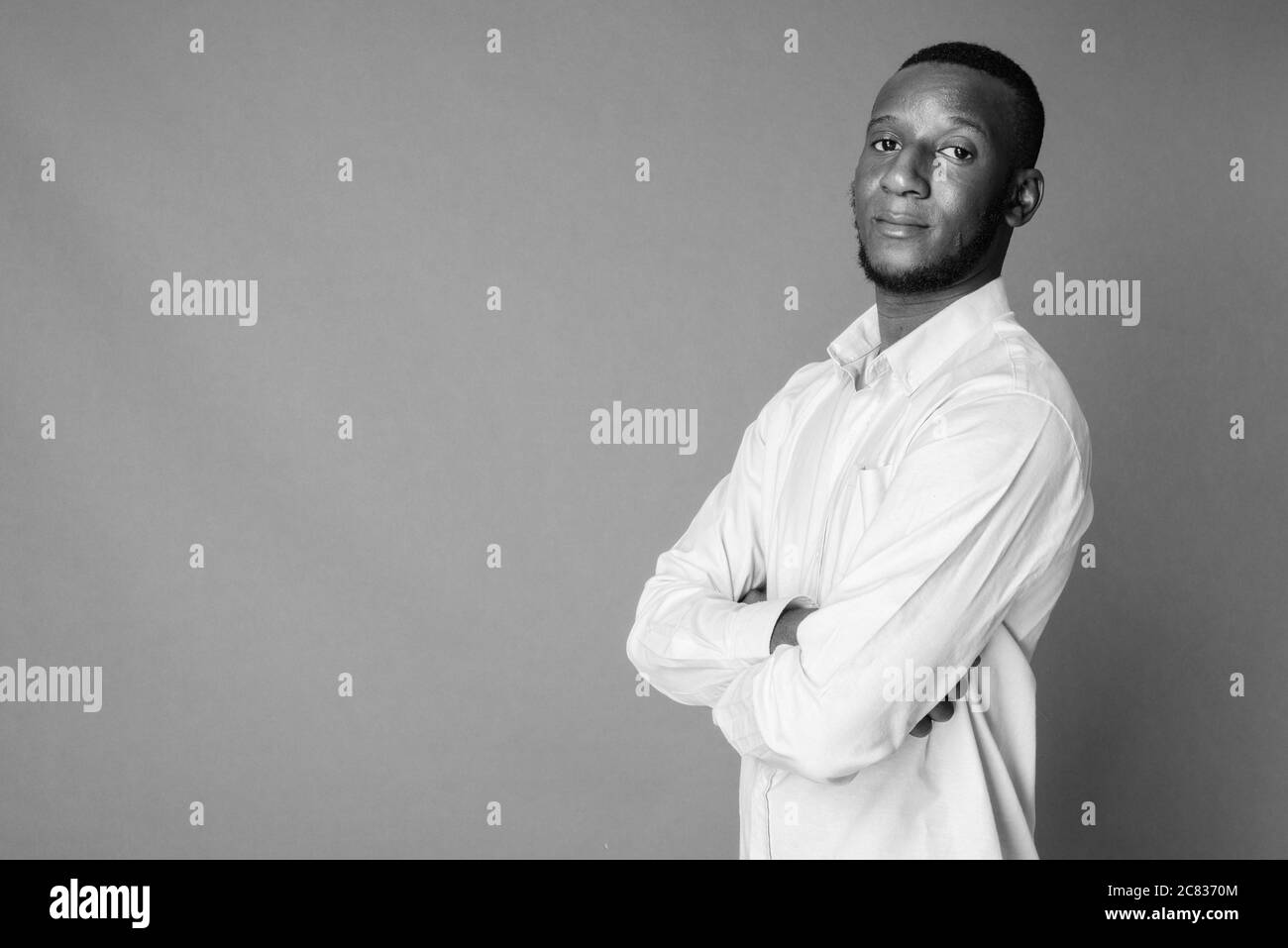 Portrait african american arms Black and White Stock Photos & Images ...