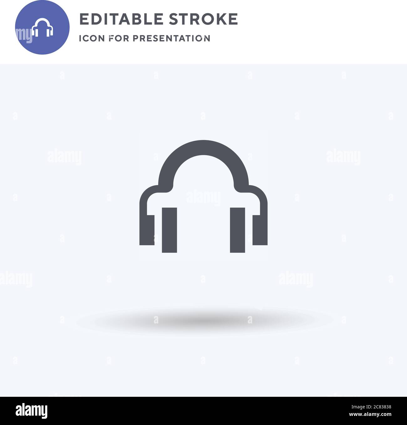 Ear Protection icon vector, filled flat sign, solid pictogram isolated