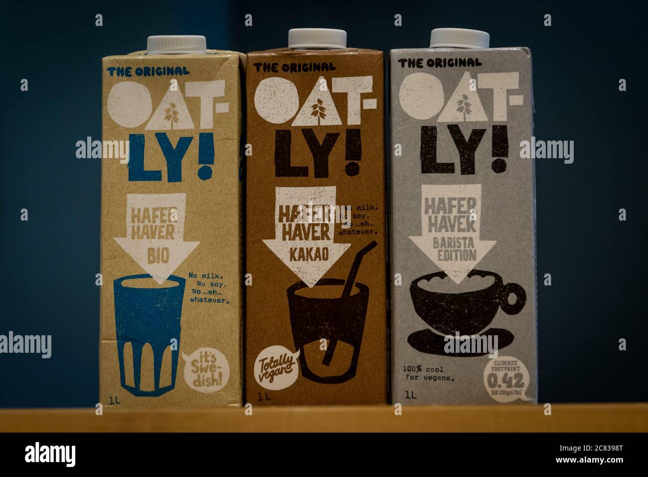 The Original Oatly Barista Edition Alternative to Milk Stock Photo - Alamy