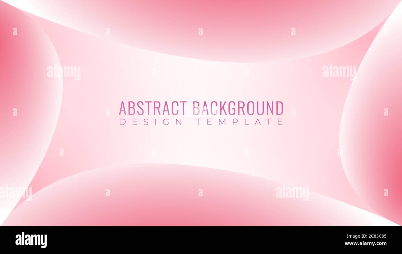 Colorful Soft Abstract Background Design Template. Beautiful Pinky Frame Vector Illustration. Soft Baby Pink Color Theme. Stock Vector