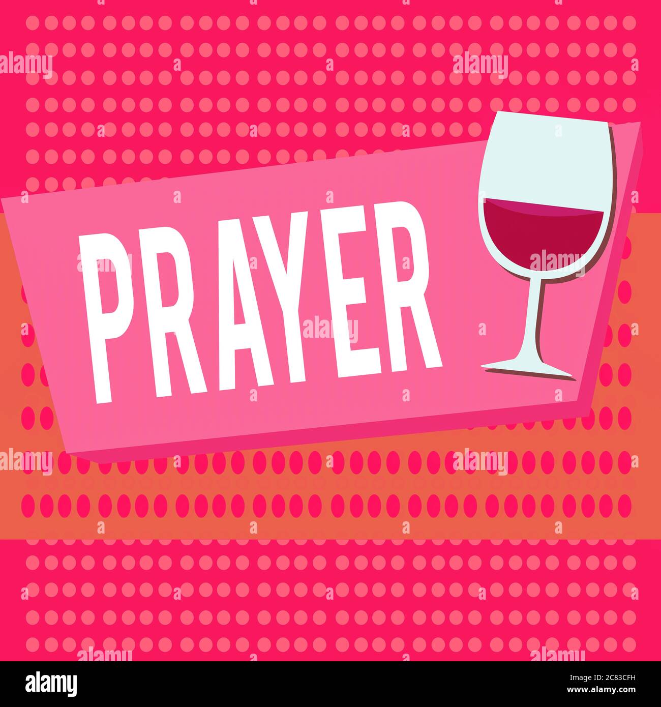 Text sign showing Prayer. Business photo text solemn request for help