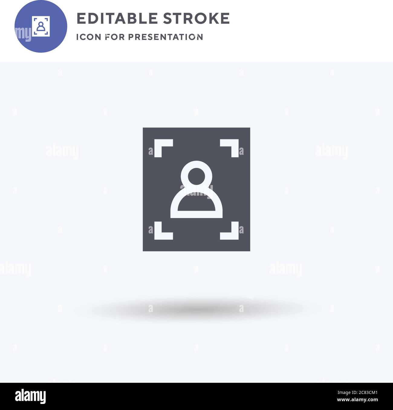 Scan icon vector, filled flat sign, solid pictogram isolated on white ...