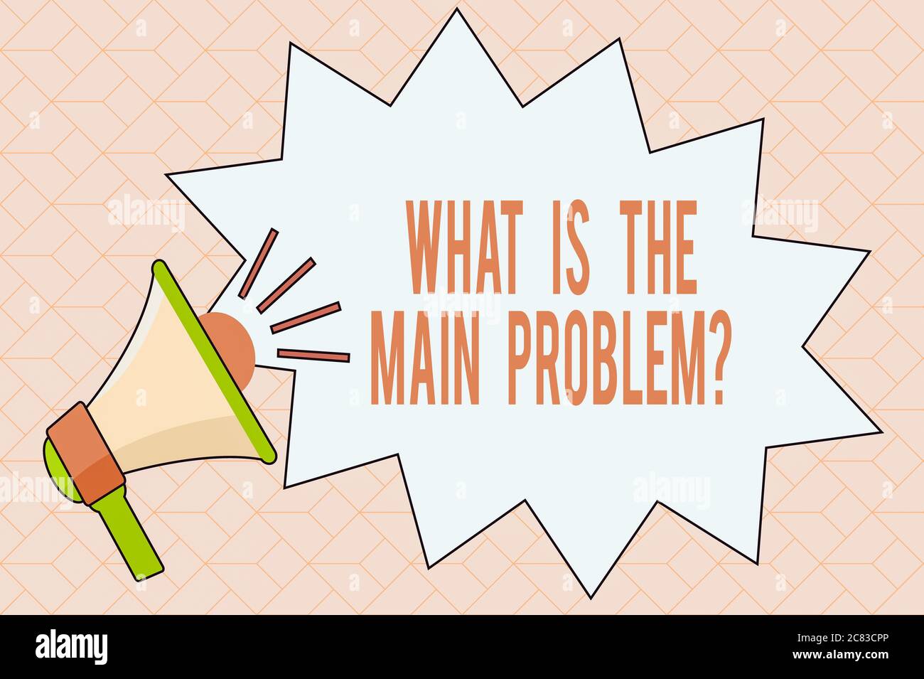 Handwriting text writing What Is The Main Problem Question. Conceptual ...