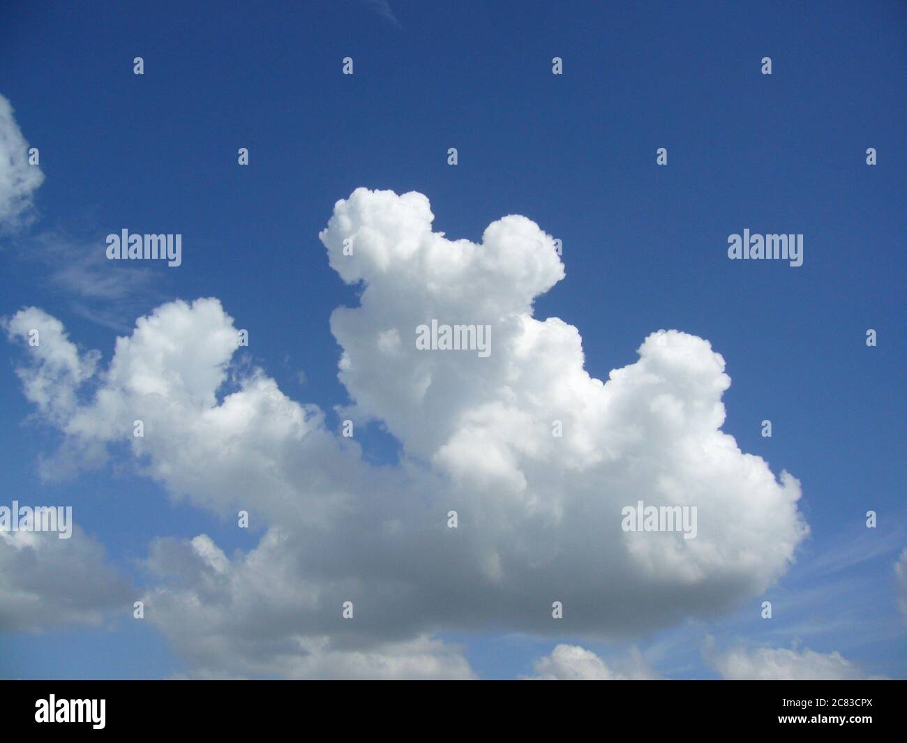 Beautiful scenery of water vapor condensing into clouds Stock Photo Alamy