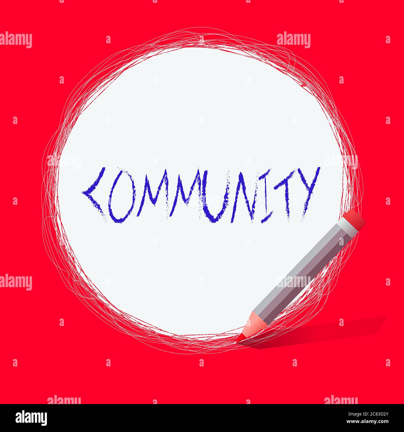 Text sign showing Community. Business photo text group of showing ...